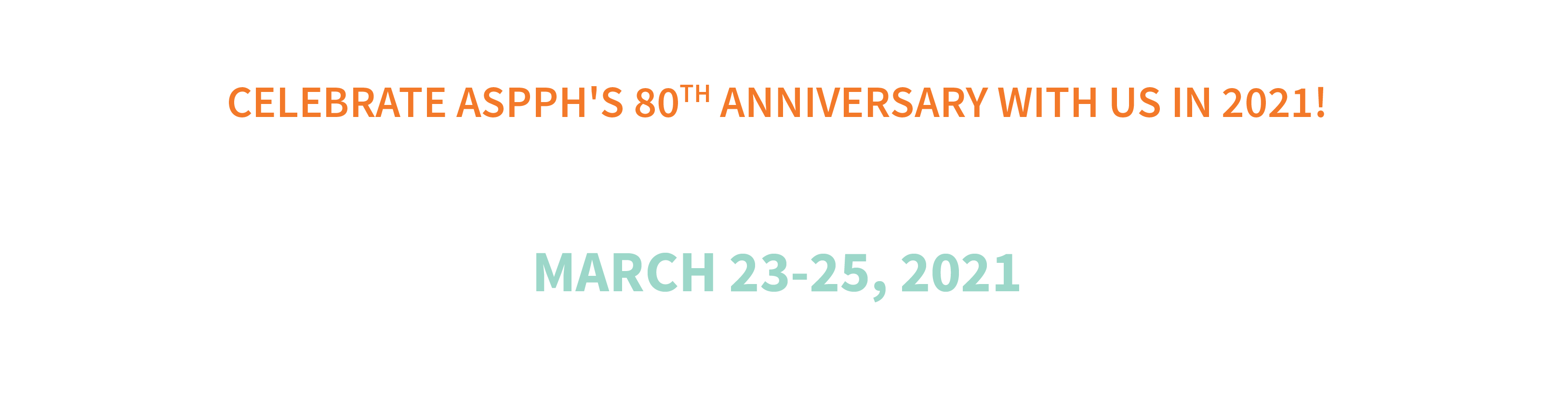 2021 ASPPH Annual Meeting